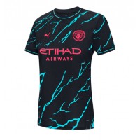 Camisa de time de futebol Manchester City Rico Lewis #82 Replicas 3º Equipamento Feminina 2023-24 Manga Curta